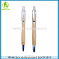 High quality promotional Eco friendly bamboo ball pen and stylus pen set